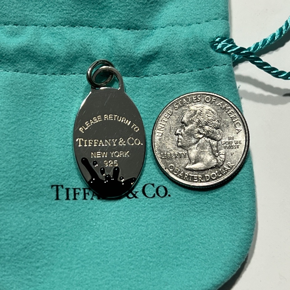 Tiffany & Co. Silver Engraved Pendant